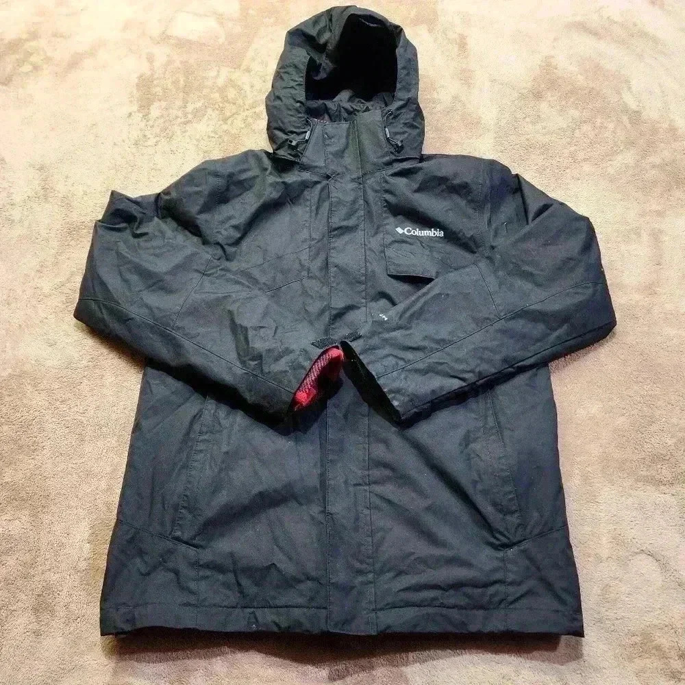 Columbia Men's Bugaboo II Hooded Jacket Solid Black Size Medium